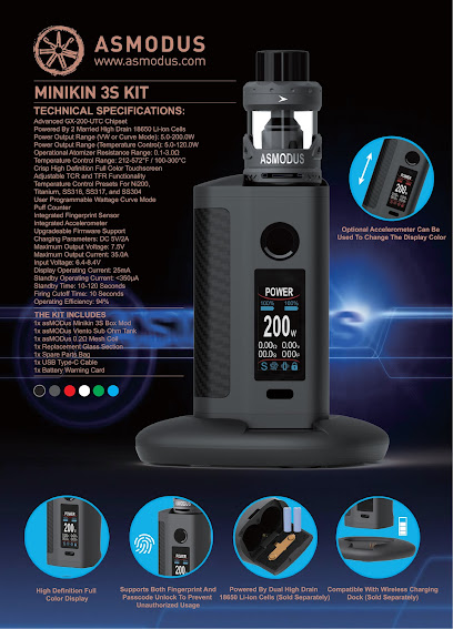 Asmodus Quality Vape Mods & Atomizers
